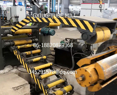 Metal stainless steel industrial water pipe welding pipe making machine tube mill production line