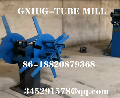 ERW carbon steel iron galvanized High frequency pipe making machine tube mill production line