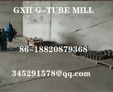 ERW carbon steel iron galvanized High frequency pipe making machine tube mill production line