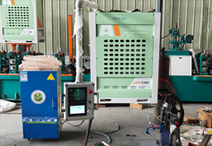 我司自研开发的焊管专用激光焊机顺利投产